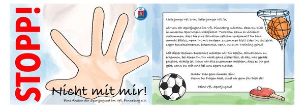 Comic mit dem Titel "Stopp! Nicht mit mir!"